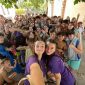 Monitores y alumnos en campamento Carpe Vitae